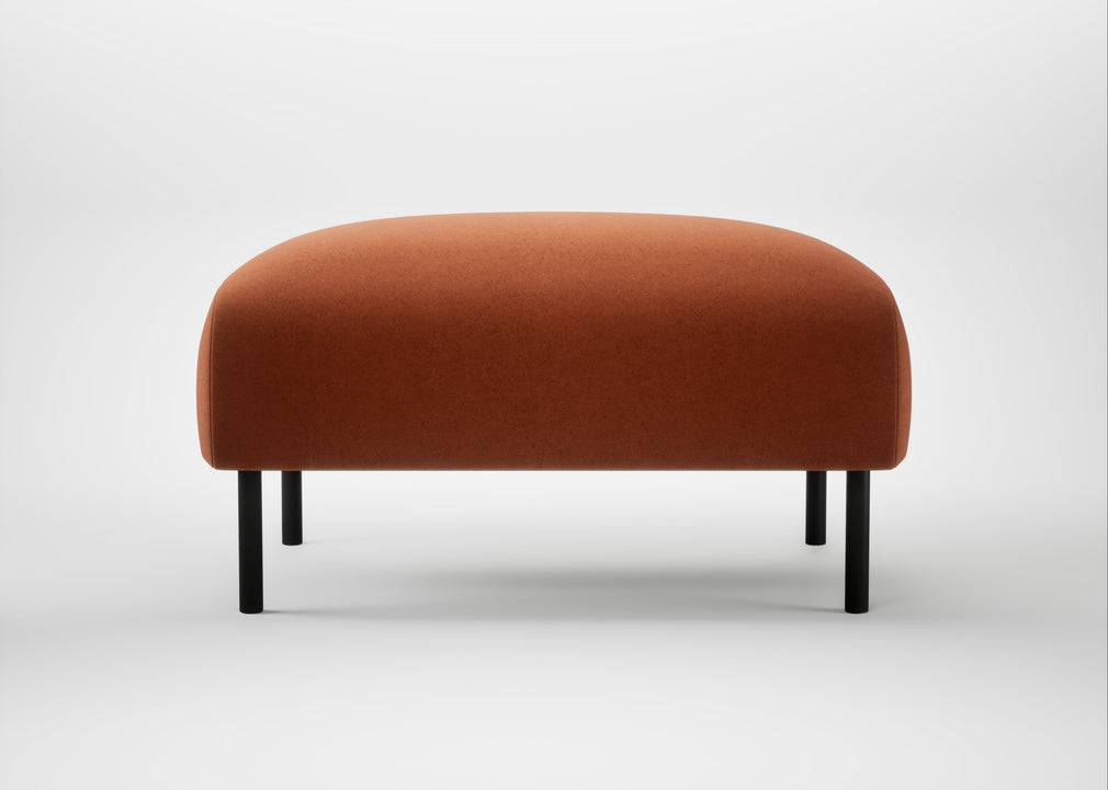 Alto Ottoman Cotton Velvet Russet