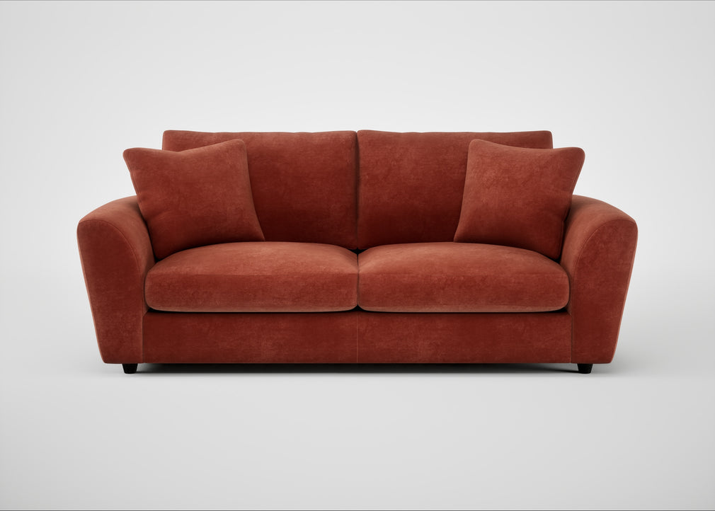 Snooze 4 Seater Sofa Smart Luxe Velvet Tawny