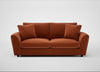 Snooze 4 Seater Sofa Cotton Velvet Russet