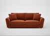 Snooze 5 Seater Sofa Cotton Velvet Russet