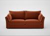 Tailor 4 Seater Sofa Cotton Velvet Russet / Natural
