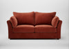 Tailor 3 Seater Sofa Smart Luxe Velvet Tawny / Walnut Stained