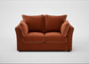 Tailor 2 Seater Sofa Cotton Velvet Russet / Black