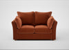 Tailor 2 Seater Sofa Cotton Velvet Russet / Natural
