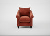 Devon Armchair Smart Luxe Velvet Tawny / Black