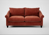 Devon 3 Seater Sofa Smart Luxe Velvet Tawny / Black