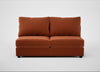 Tailor Large Armless Unit Cotton Velvet Russet / Black