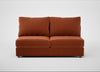 Tailor Large Armless Unit Cotton Velvet Russet / Natural