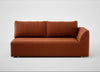 Morven Right Hand Facing 3 Seater Unit Cotton Velvet Russet