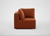 Morven Corner Unit Cotton Velvet Russet