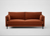 Tortona 3 Seater Sofa Cotton Velvet Russet