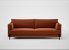Tortona 4 Seater Sofa Cotton Velvet Russet