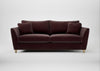 Torino 4 Seater Sofa Smart Luxe Velvet Acorn / Natural
