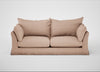 Tailor Loose Cover 4 Seater Sofa Capelo Linen-Cotton Rosedale