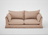 Tailor Loose Cover 4 Seater Sofa Capelo Linen-Cotton Rosedale