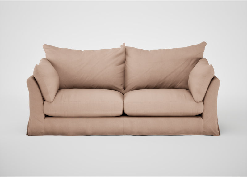 Tailor Loose Cover 4 Seater Sofa Capelo Linen-Cotton Rosedale