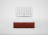 Lift Storage Divan Bed Base Double / Black / Smart Luxe Velvet Tawny