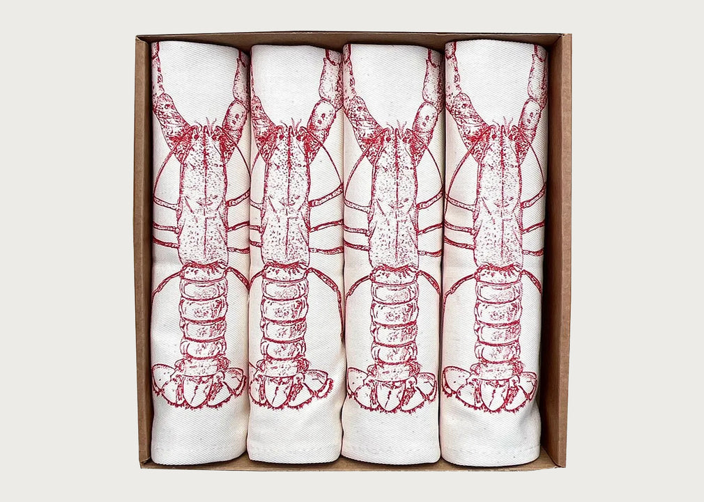 Red Lobster Napkin Gift Set