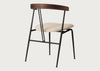 Violin Wooden Backrest Dining Chair