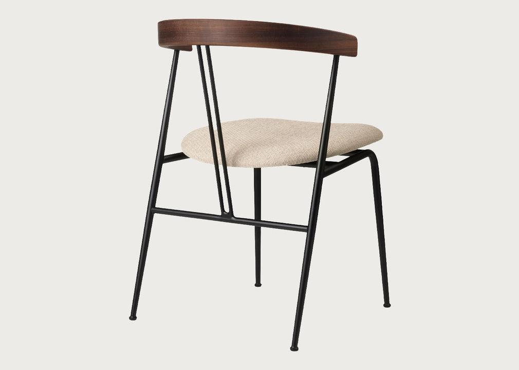 Violin Wooden Backrest Dining Chair
