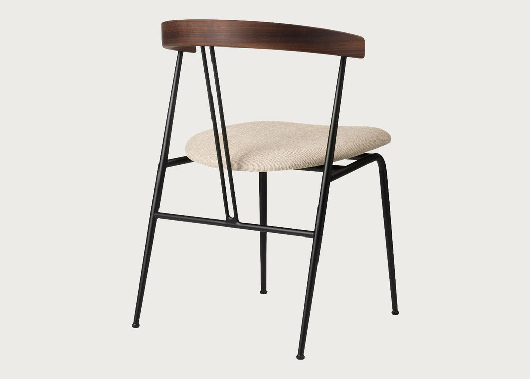 Violin Wooden Backrest Dining Chair