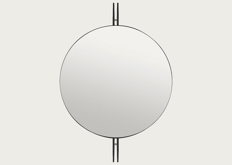 IOI Wall Mirror Round Ø80cm Black & Brass