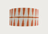 Shibori Lampshade Chilli Linen