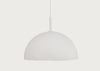 Pietra Papier Mache Pendant Light White 50cm