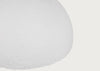 Pietra Papier Mache Pendant Light White 50cm