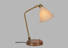 Dryden Table Lamp Walnut & Natural