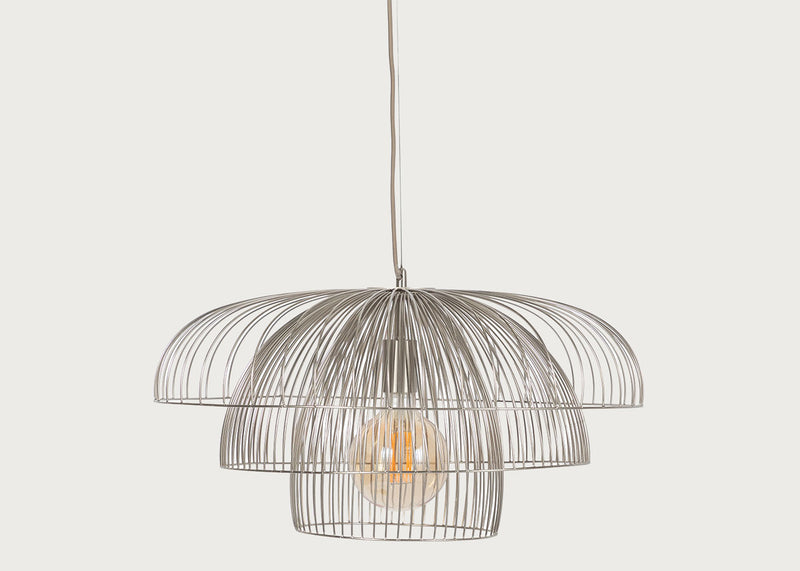 Makiko Pendant Light Brushed Steel