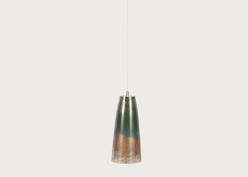Ryde Glass Pendant Light Bronze/Green