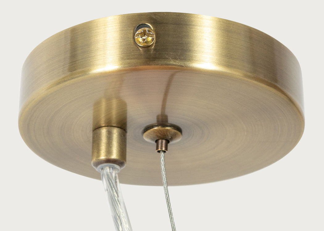 Ryde Glass Pendant Light Bronze/Green