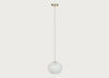 Sea Urchin Porcelain Pendant Light Small White