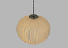 Sea Urchin Porcelain Pendant Light Small White
