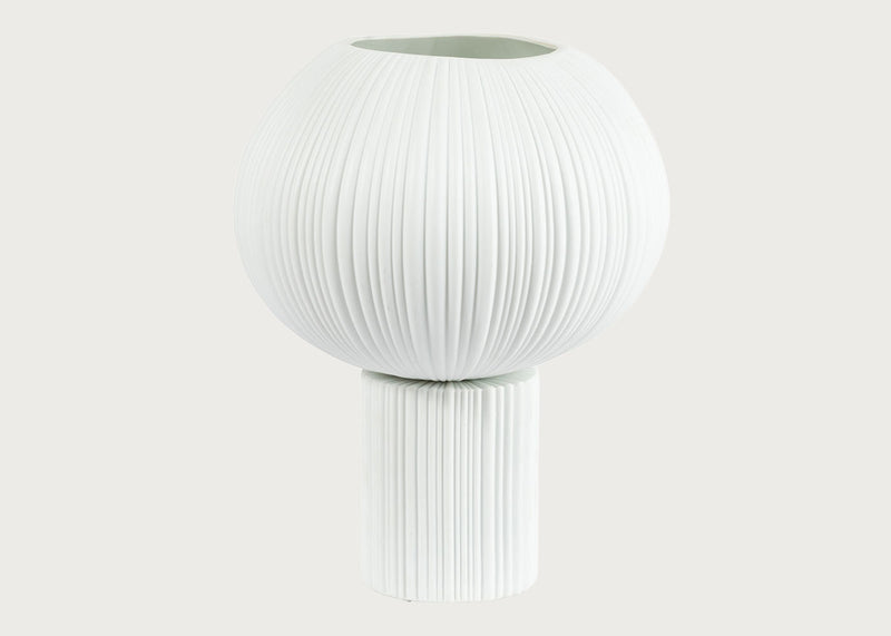 Sea Urchin Porcelain Table Lamp White