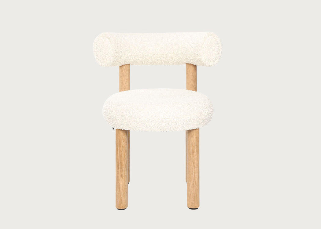 Fat Dining Chair in Sahco Elle