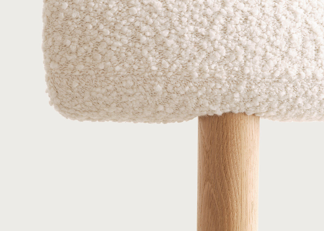 Fat Dining Chair in Sahco Elle