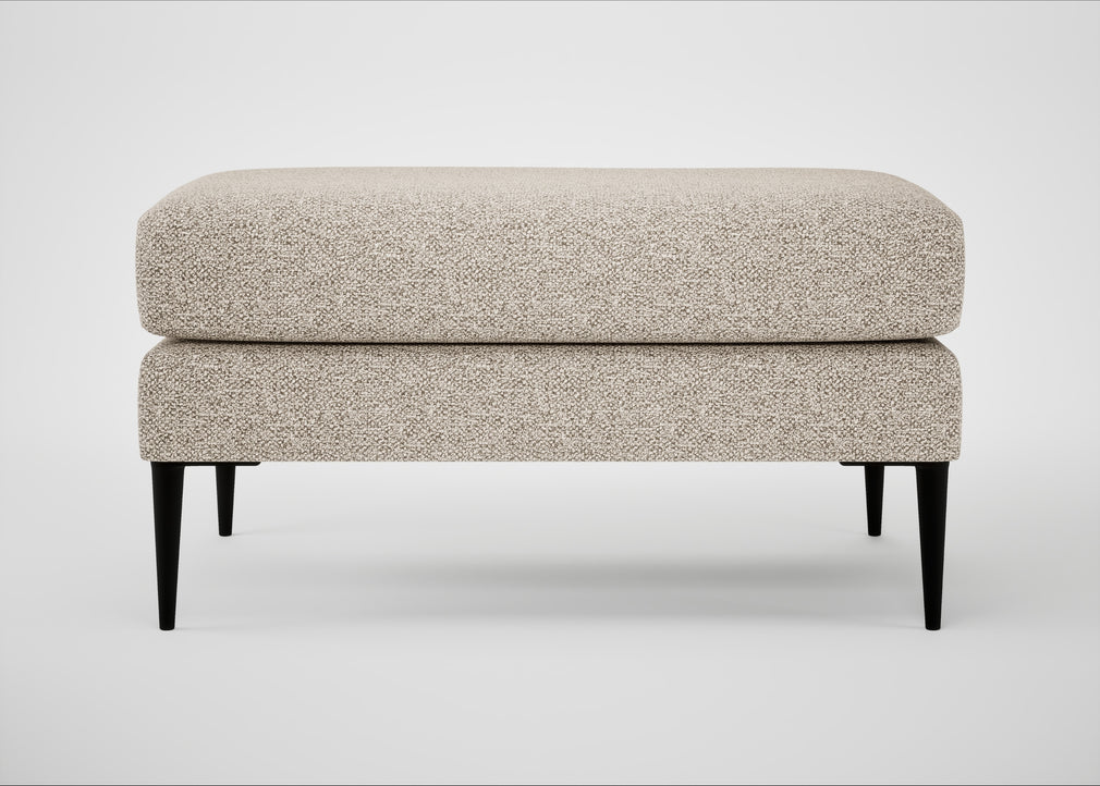 Brunel Footstool Tessuta Oatmeal