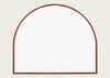 Anais Mirror Over Mantle 100 x 120cm Walnut