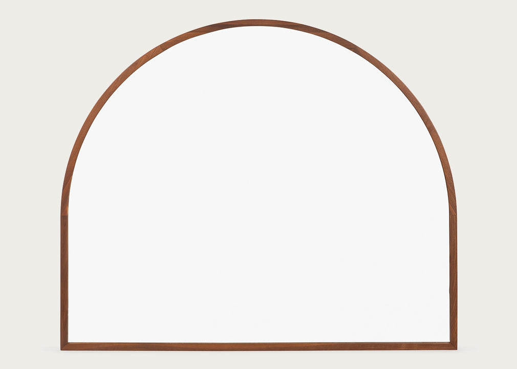 Anais Mirror Over Mantle 100 x 120cm Walnut