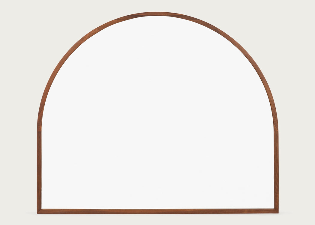 Anais Mirror Over Mantle 100 x 120cm Walnut