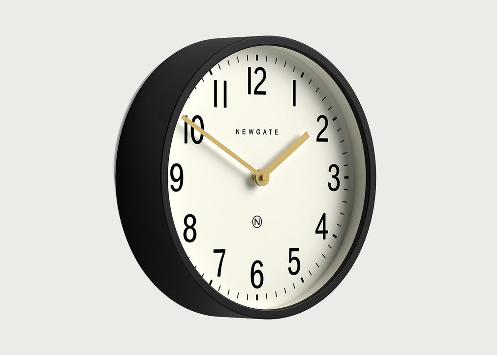 Master Edwards Wall Clock Black