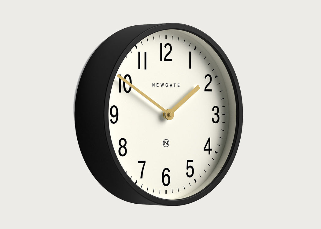 Master Edwards Wall Clock Black
