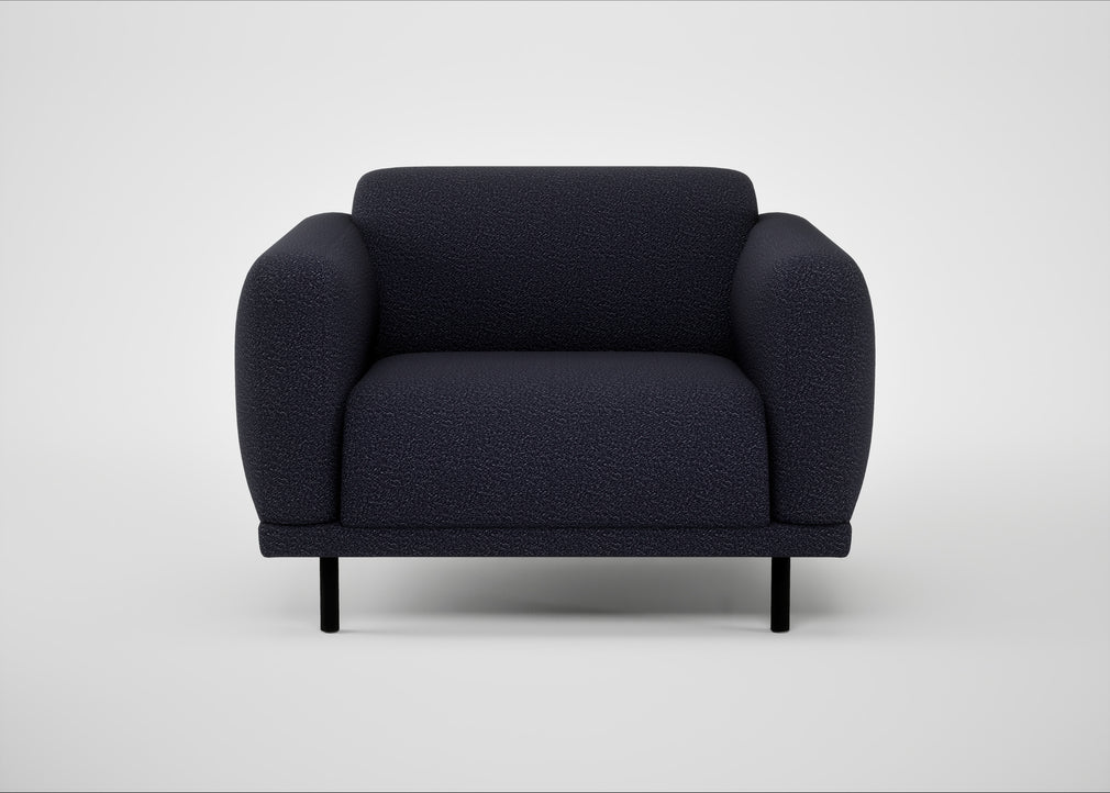 Harri Armchair Boucle Indigo