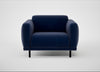 Harri Armchair Smart Luxe Velvet Midnight