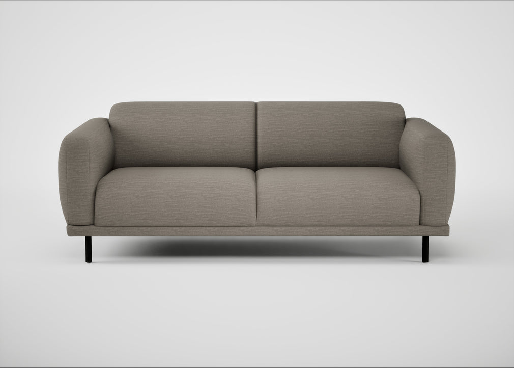 Harri 3 Seater Sofa Broad Weave Pebble