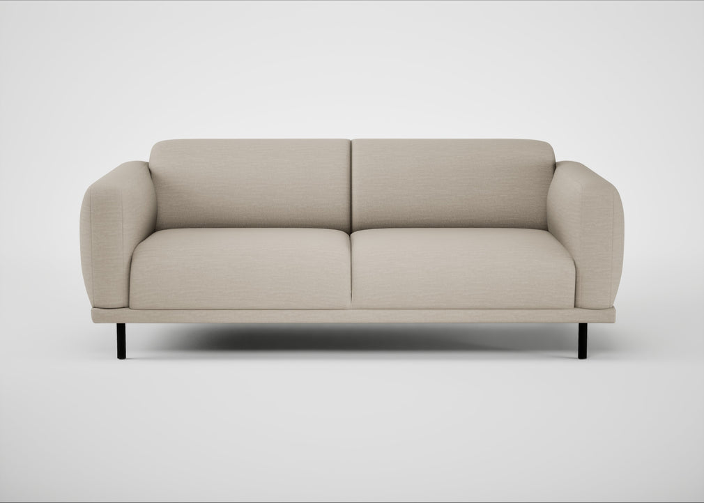 Harri 3 Seater Sofa Broad Weave Putty