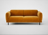 Harri 3 Seater Sofa Smart Luxe Velvet Cognac