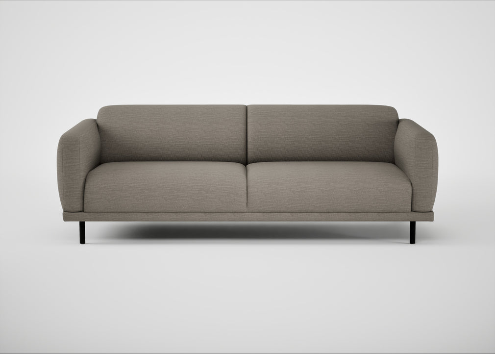 Harri 4 Seater Sofa Broad Weave Pebble